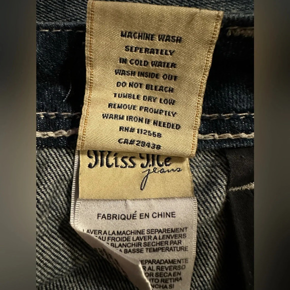 Miss me studded/rigged jeans size 27 - Picture 15 of 15